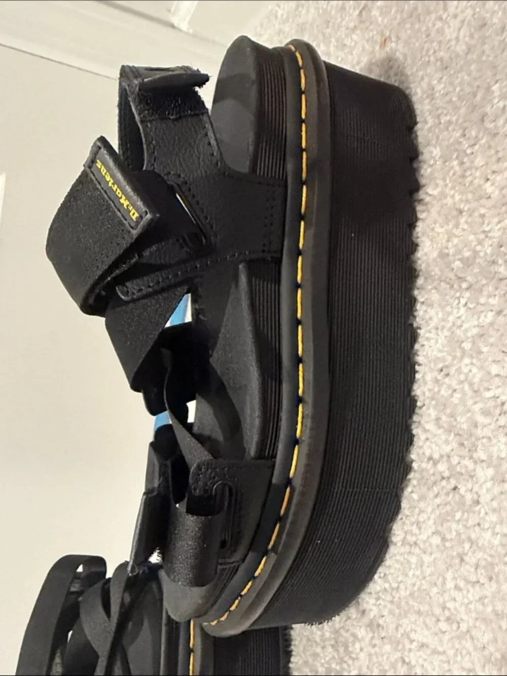 Dr. Martens KIMBER II LOGO WEBBING SANDALS black
